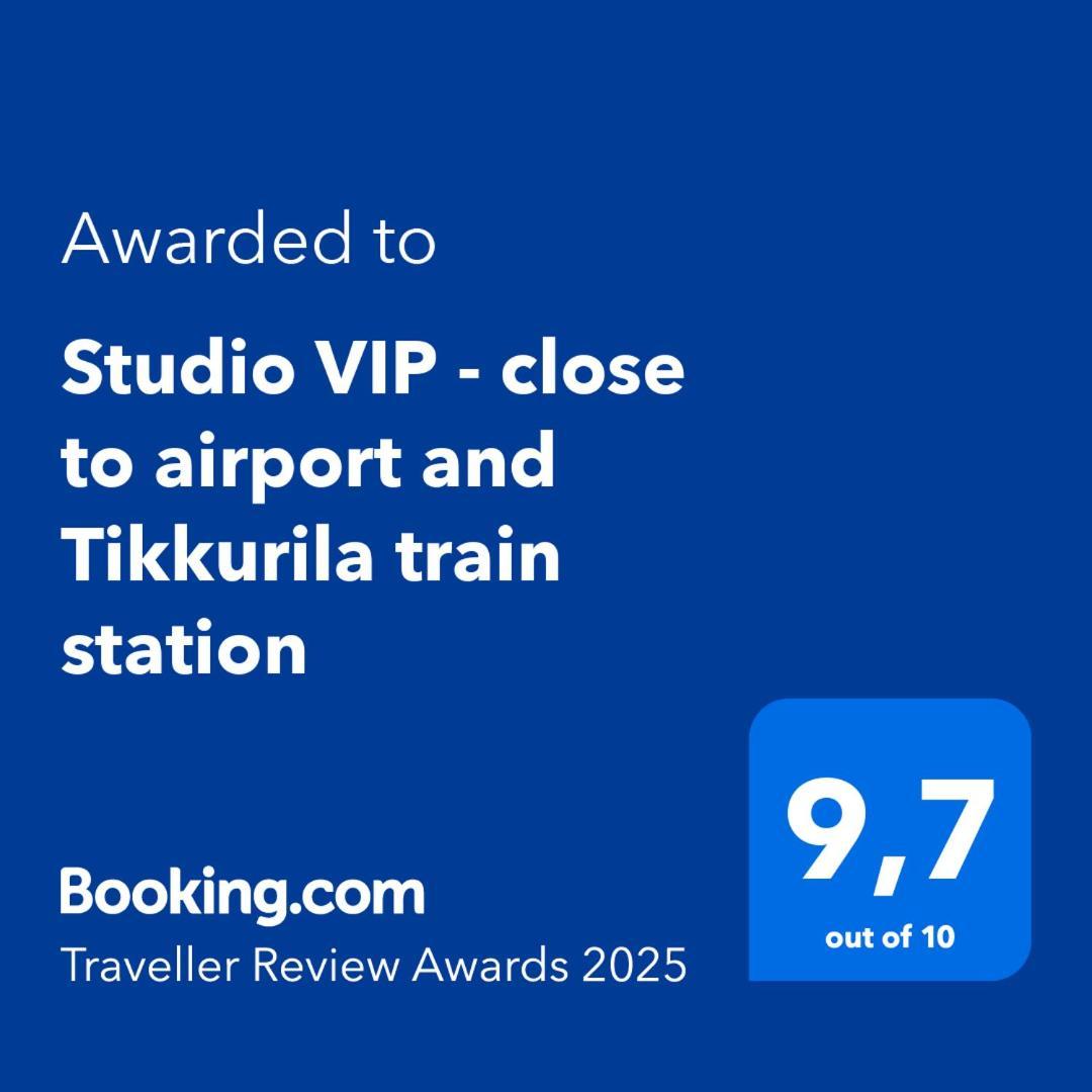 Studio Vip - Close To Airport And Tikkurila Train Station 万塔 外观 照片